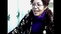 Frio maduro chino en webcam