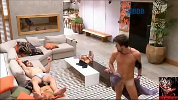 Big Brazil - BBB - Rafael gets naked and shows the cock, pinto, penis