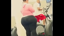 Big ass wide hips at GYM