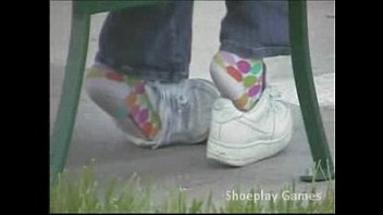 shoeplay with socks
