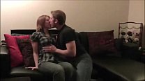 Giovane coppia amatoriale sesso e sborrata dentro