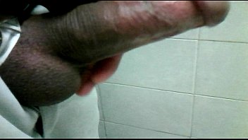 My cock in the bathroom