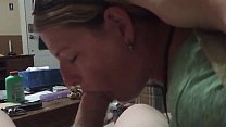 Friend hot wife going down for a mouthful