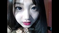 korean girl strips on a webcam part 1