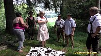poussins gras allemands ont frappé dans la nature