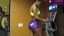 Carmen Gym Workout and Dildo on cam
