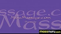 Nuru Massage Ends with a Hot Shower Fuck