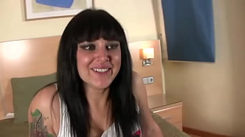 Chubby spanish girl in private fake casting