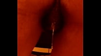 Juicy pussy during anal foreplay