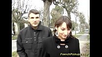 cute french teen picked up for anal