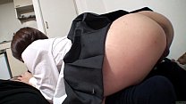 Subtitled uncensored Japanese POV blowjob and sex