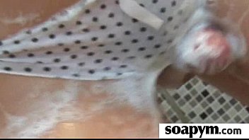 Soapy big tits lead to erotic massage