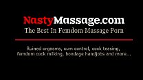 Kinky masseuse gives great handjob