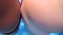 Wife Sucks & Gets Fucked In Swimming Pool Taking A Pussy Full Of Cum