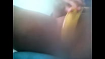 2私の売春婦はバナナで自慰行為をします