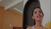Petite latina transsexual fucked doggystyle