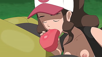 Pokemon: Hilda succhia il cazzo di drago