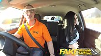 Fake Driving Male Learner fucking his female driving examiner