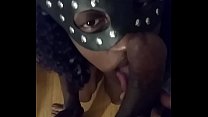 slim sexy ebony love sucking dick