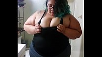 Сексуальный толстушки душ