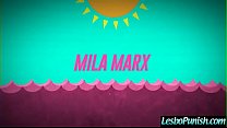 Punish Sex Action With Dildos Between Lesbo Girls (mila&shane) clip-23