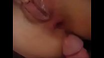 Homemade anal stretching and gape