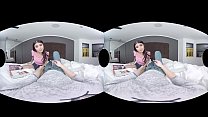 Brenna Sparks orgasms during interesting intercourse in VR