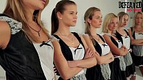 6 filles orgie sexfight pour la femme de ménage alpha