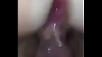Watch how this HOTWIFE gets wet while her HORNED man records her and masturbates