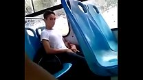 Boy Masturbating in Blue and White Transport Tijuana