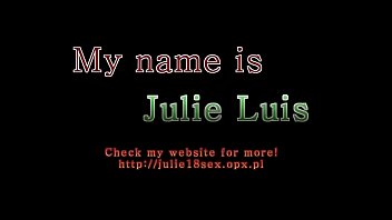 OMG! Super hot teen tihgt Julie Luis pussy fucked!