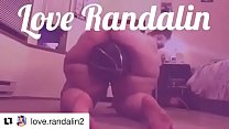 Big ass love randalin - raylyn booty ass sentando na bola - sessão 217 -