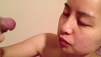 Mulheres maduras asiáticas - chupar pau e buceta molhada do caralho