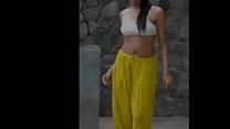 Sexy Indian Girl dancing in sports bra