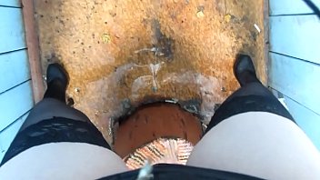 I like to piss in public places, amateur fetish compilation and a lot of urine. 13 min