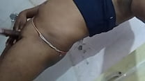 tamil boy takes cum masturbating in bathroom in mood