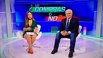Ana Caty Hernández Goribuena im grünen Minikleid Piernona - YouTube (720p)