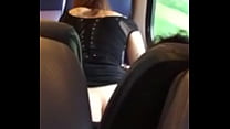 オランダの電車でセックスをしているカップル