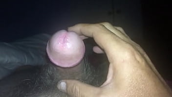 Masturbating handjob hard cock