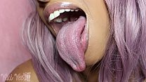 Longue Long Tongue Mouth Fetish Lollipop ПОЛНОЕ ВИДЕО
