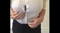 Busty downblouse