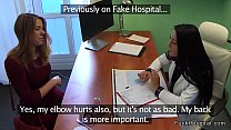 Enfermera y doctor se folla a una nena herida