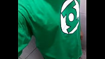 ヒーロー-緑の受動的なランタン、ゲイの受動的なお尻のアマチュア