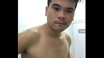 Handsome Man With Cock In The Bathroom