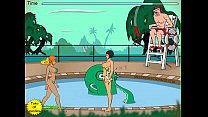 t. monstro molesta mulheres na piscina parte 2