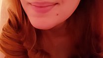 SWEET REDHEAD ASMR GIRLFRIEND RELAXES YOU IN BED 11 min