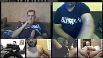 papi grueso gran polla masturbación webcam multicam sesión múltiples videos gafas semen