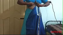 desi Indian tamil aunty telugu aunty kannada aunty malayalam aunty Kerala aunty hindi bhabhi horny cheating wife vanitha Wearing saree show big boobs and shaved pussy Aunty Change Dress ready for party and Making Video