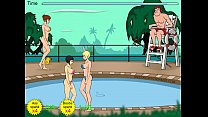 Чудовище щупальца пристает к женщинам в бассейне - Нет комментариев