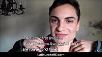 Junge Amateur Homosexuell Spanisch Latino Twink Fremde bezahlt zu ficken und blasen Straight Guy POV